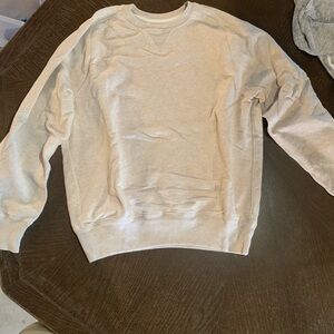 J. Crew Men's Cream Crewneck Sweater